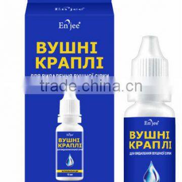 Earwax removing drops