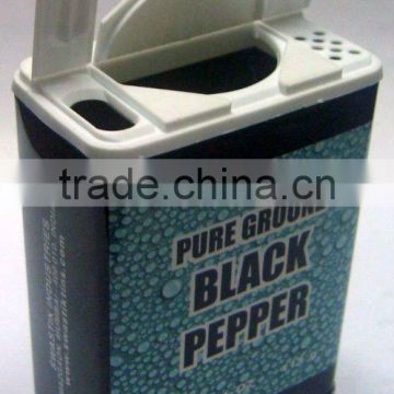 Black Pepper Metal Can TIN