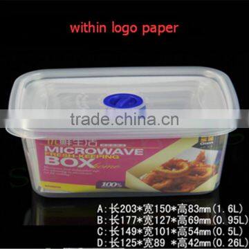 Transparent Rectangular Plastic Disposable Food Container With Different Size photo-3
