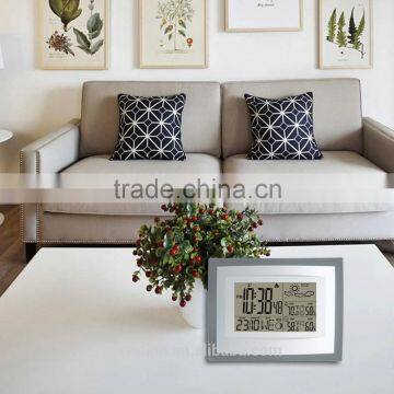 Wireless Weather Station, Wall/Table Clock Weather Station, Weather Station Hygrometer With 2 Sensors as a Gift photo-4