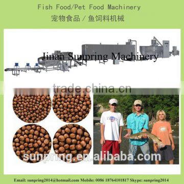 Tilapia floating fish feed pellet extruder machine