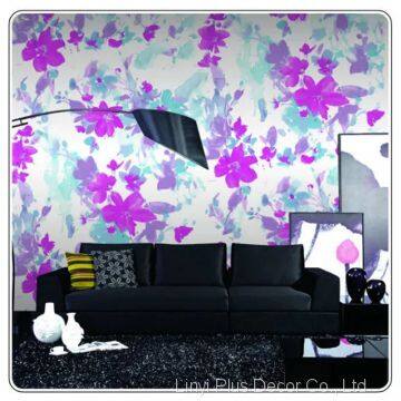 Waterproof PVC Glitter Vinyl 3d Wallpaper, Wall Paper