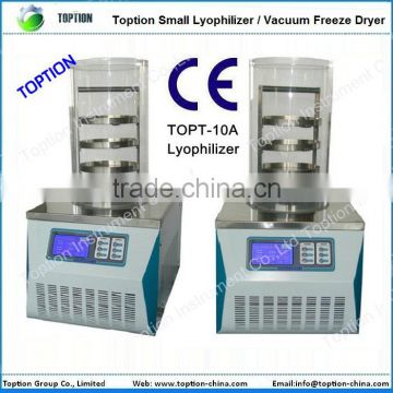 TOPT-10A small Lyophilizer /vacuum freeze dryer for food Fruits and vegetables