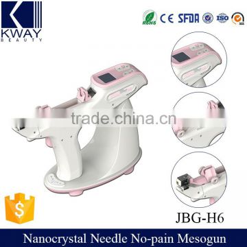 Painless non-invasive mesotherapy gun nanocrystal needle meso gun injection with ce approved