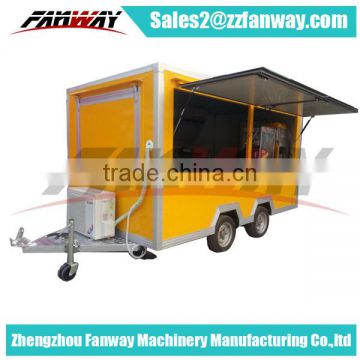 Hot Sale Mobile Fast Food Truck, Crepe Food Trailer, Food Concession Cart