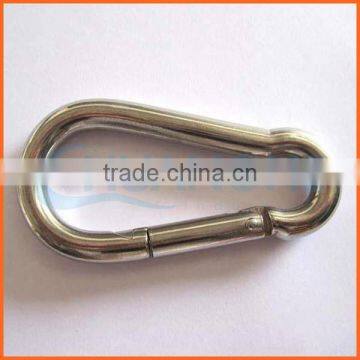 Factory price stainless steel 304 316 spring carabiner hook