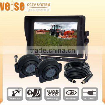 7inch Color Back Up Camera System for harvester