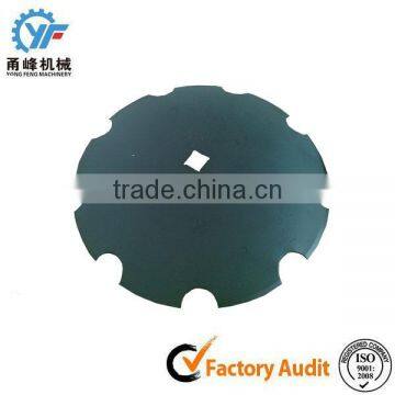 65Mn notched disc blade for tractor
