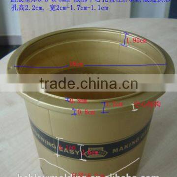 Custom Plastic Flower Pot Various Size Flowerpot Garden Pots Plante HDPE,Artificial Metal photo-6