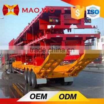 3 Axles 60 Tons Low Bed Semi Truck Trailers for Hot Sale in China photo-4