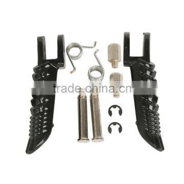 Black Front Footrests Foot pegs For Suzuki GSXR600/750 01-14 GSXR1000 01-14 02