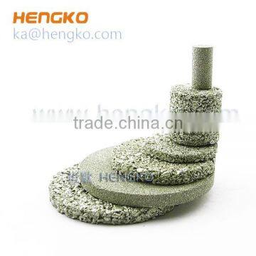 Sintered 316 stainless steel filters porous disc