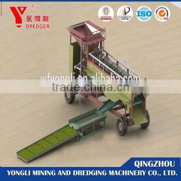 dry land gold mining machine