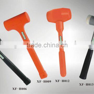 safety dead blow rubber hammer/rubber mallet/ rubber sledge hammer