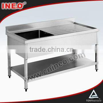 Commercial Stainless Steel Water Sink/Stainless Steel Sink Table/Free Standing Stainless Steel Sink