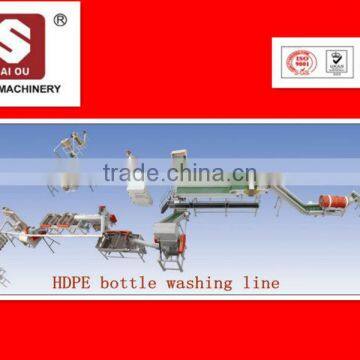 PE flake crushing machine used in recycling line