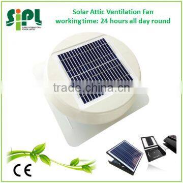 Solar vent 12 inch exhaust fan factory supply solar attic fan ventilator