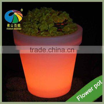 Aibaba Com New Products Solar Lighted Planters Garden Decorative Pot de Fleur Led Flower Pot With Hydroponic photo-3