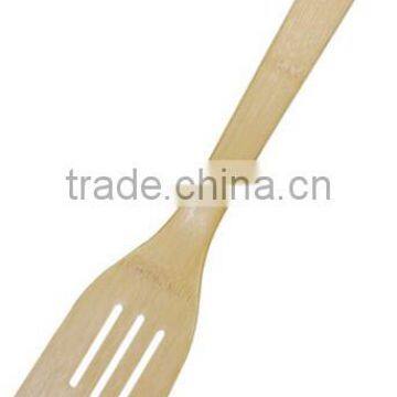 Eco-friendly Bamboo Slotted Spatula Cookware Utensils China photo-3