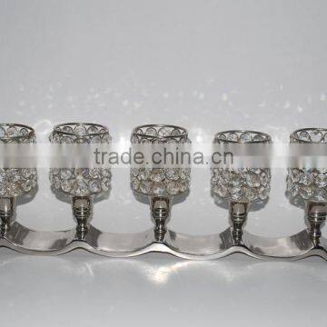 Crystal Ball Tea Light Holder Wedding Centerpiece photo-5