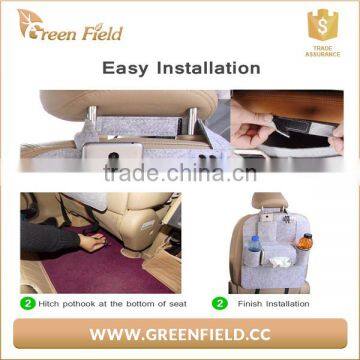 Promotion Gift Car Accessories Felt Seat Back Storage Bag Multi-function Some Pockets photo-5