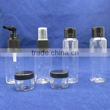 Eco- Friendly Plastic Transparent Travel Bottle Sets for Women Travel Bottle Kit photo-2