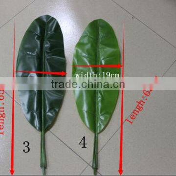SJ700120 Indoor Decoration Plastic Fake Banana Tree Leaf photo-3