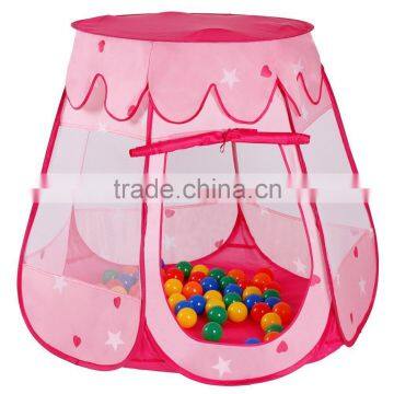 Cute pink balls house girls play tent