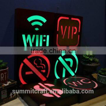 Creative Small Size Bar Decor LED Light Box Wall Sign photo-2