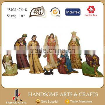 18 Inch Resin Souvenir Home Decoration Religious Items Christmas Nativity Set photo-3