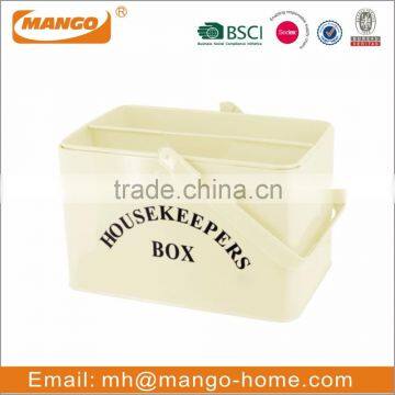 Housekeeper Metal Storage Box With Metal Handle photo-2