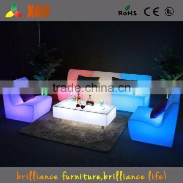 CE Certification Rechargable Led Modern Furniture/illuminated Led Sofa photo-5