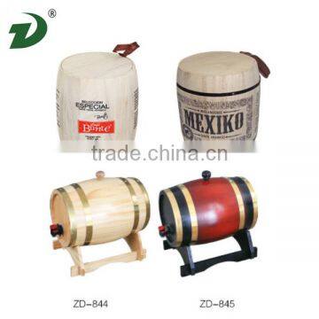 Hot Selling Mini Wooden Barrel Bar