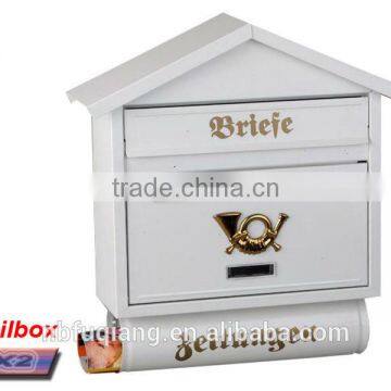 FQ-102 European Style Factory Making Mailbox/Letterbox/House Postbox/newspaper holder mailbox