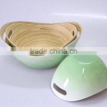 Safe food bamboo bowl made in Vietnam