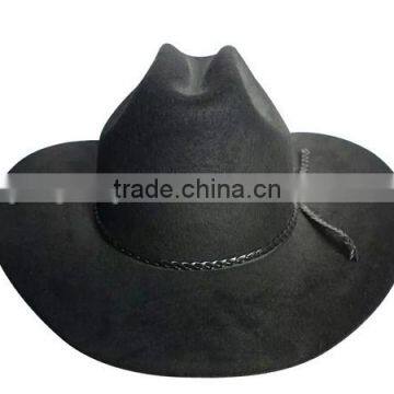 New products cheap man woman fitted custom wool fabric cowboy hat blanks wholesale made in china