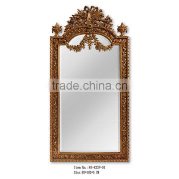 Decorative usage polyresin wall hanging mirror FA-423P-01