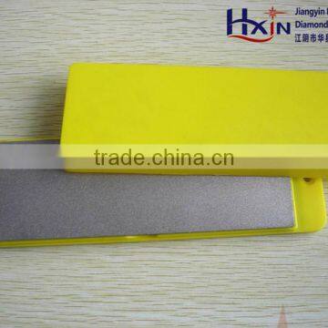 Double sided diamond whetstone