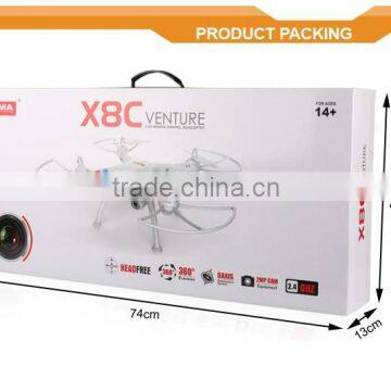 Wholesale Quadcopter 2017 New Version Syma X8C 2.4G 4CH 6 Axis RC Drone With Camera HD 2MP Wide Angle Camera photo-6