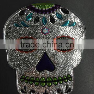 2016 Trending Products Day Of The Dead Fancy Items Party Mask By Pu Leather Fabri photo-3
