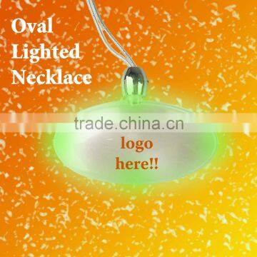 Oval Shape LED Necklace