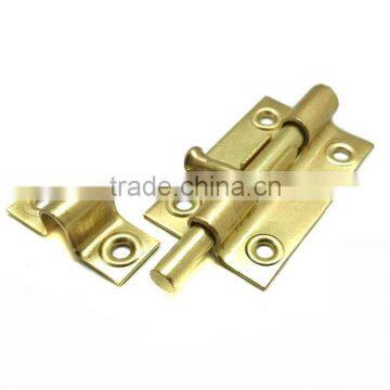 2-1/2" Wholesale Price Barrel Bolt For Wooden Door With Brass Plated photo-3
