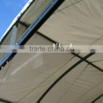 Domed Instant Storage Shelter , Warehouse Tent , Fabric Shelter Built on Knee Wall , Car Garage Tent