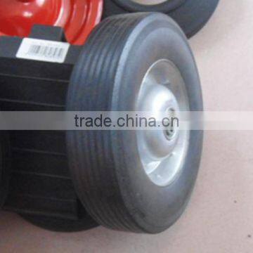 10 inch solid wheelbarrow tires, solid wheels for beach cart