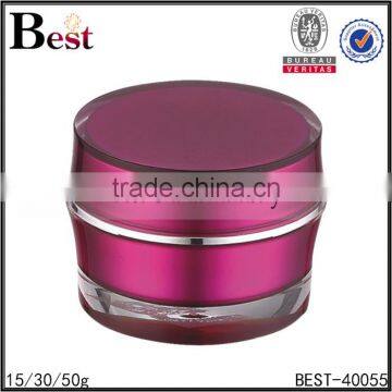 15 30 50g Square Acrylic Crystal Cosmetic Jar Luxury Red Crystal Cosmetic Jar for Face Cream photo-6