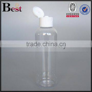 250ml Clear Cylindrical Shape Clear Plastic Bottle Empty Plastic Bottles for Sale With Flip Top Cap photo-6