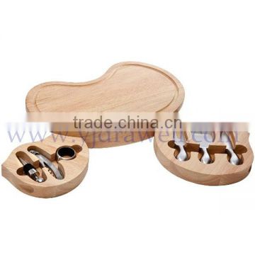 AM-1096 Wooden board wine and cheese set