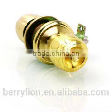 Berrylion gold plated senior ball shaped door lock