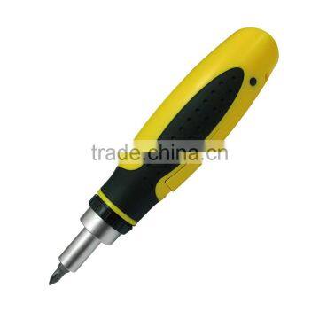 9 in 1 Ratchet Screwdriver with Spring Hook