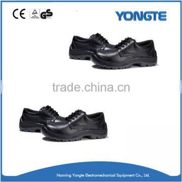 Labor Protective Rubber Sole Man Leather Safety Shoe photo-6